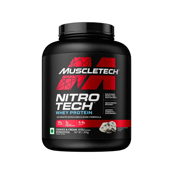 MuscleTech NitroTech Whey Protein 1.81Kg Cookies & Cream 