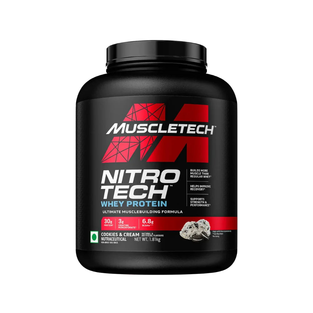 MuscleTech NitroTech Whey Protein 1.81Kg Cookies & Cream