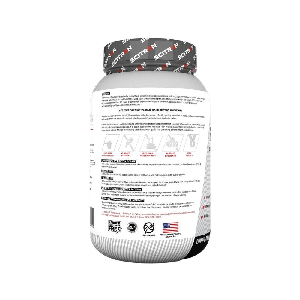 Scitron RAW ISO Whey Protein Isolate