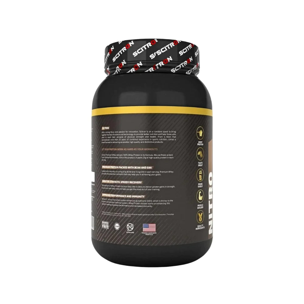 Scitron Nitro Series Premium Whey + Free Shaker