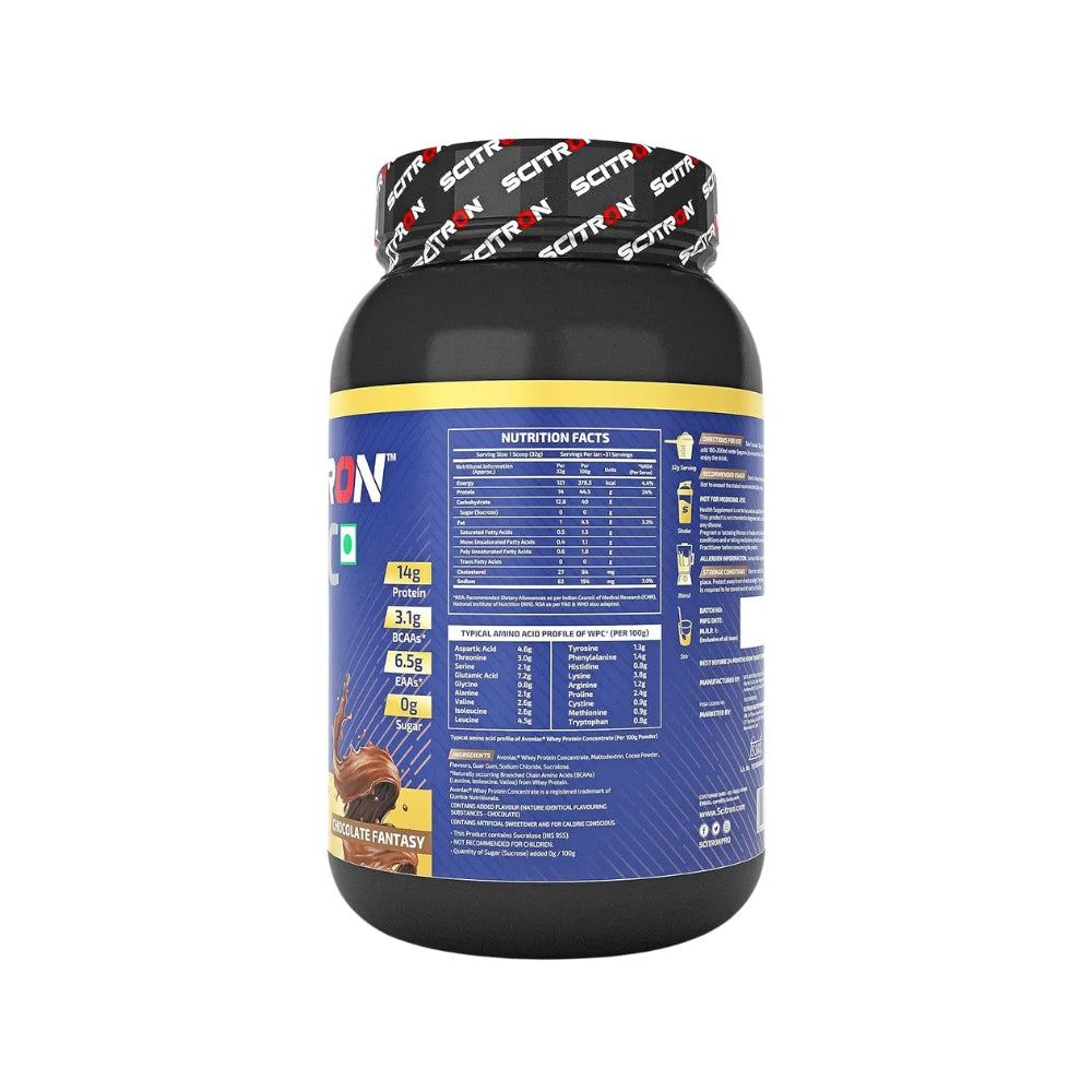Scitron Nitro Series Basic Whey Ingredients