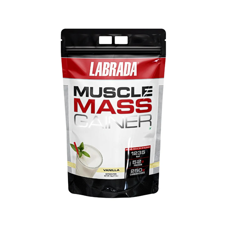 Labrada Muscle Mass Gainer, 5Kg Vanilla 