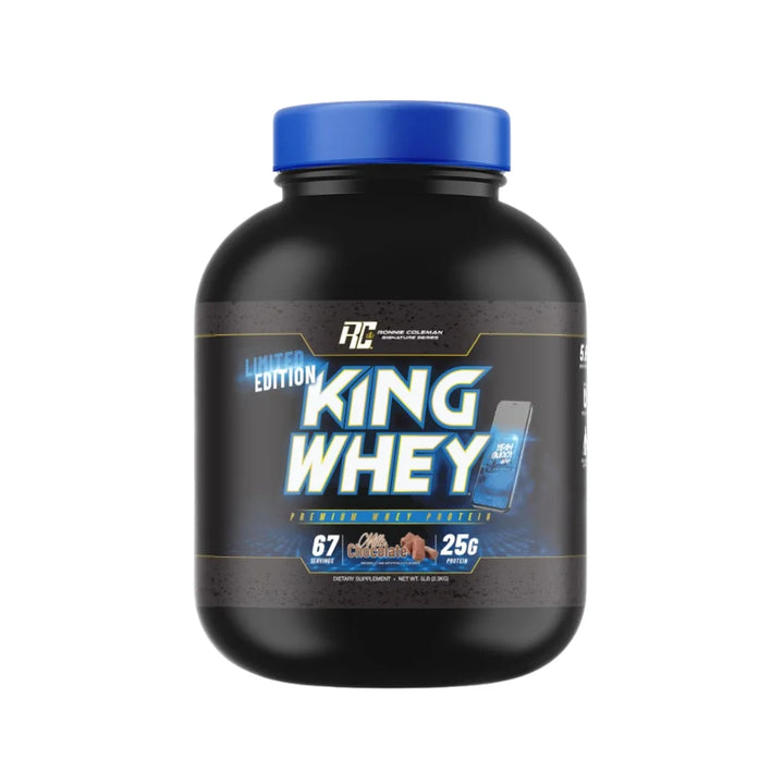 Ronnie Coleman King Whey Premium Whey Protein 5lb, Milk Chocolate