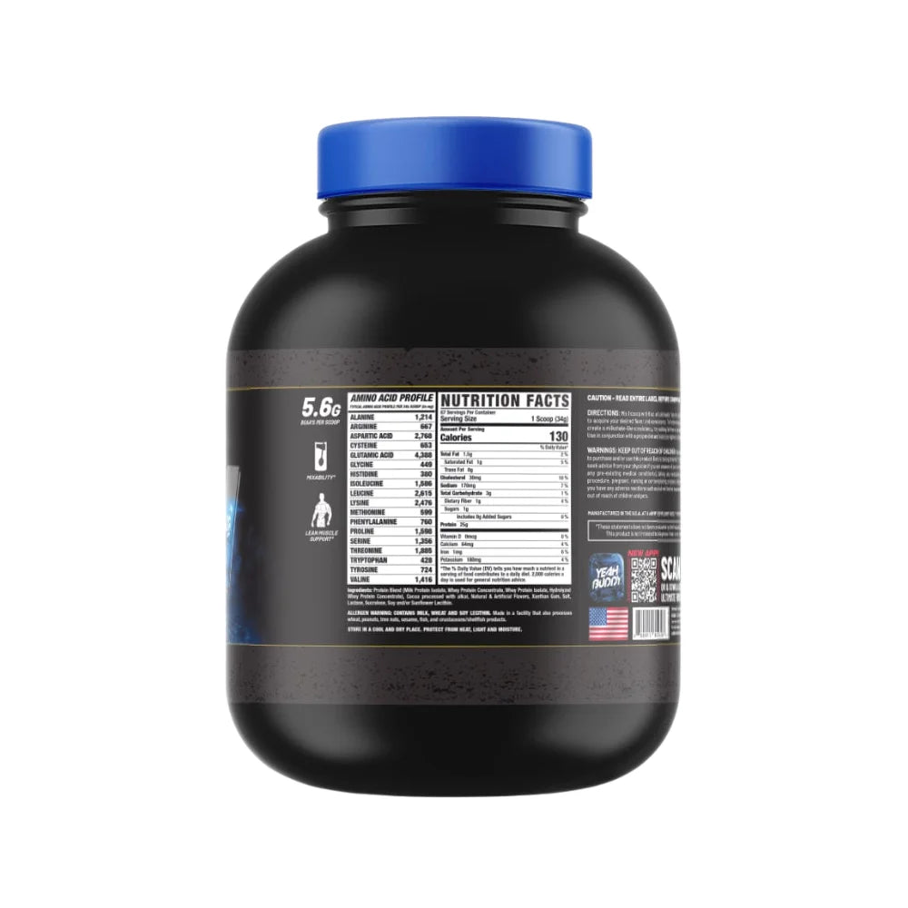 Ronnie Coleman King Whey Premium Whey Protein 5lb, Nutrition Facts