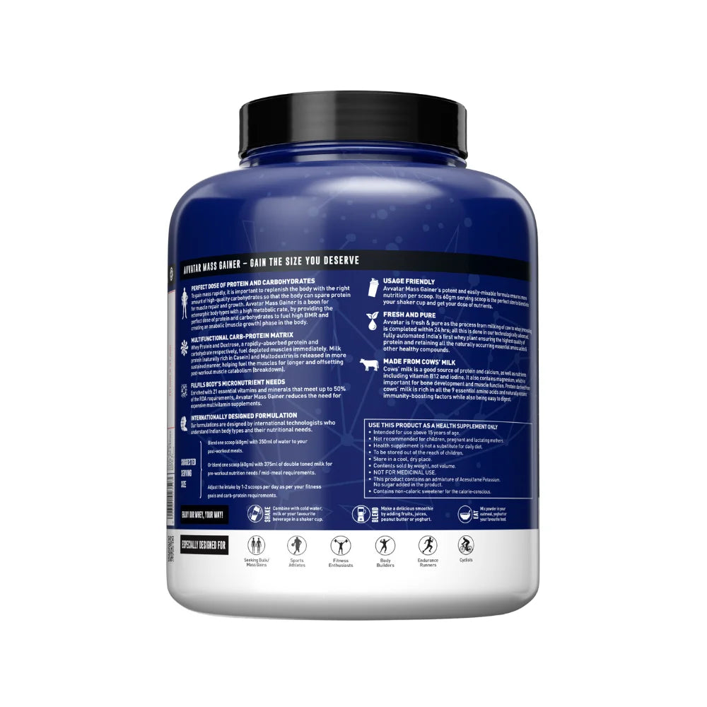 Avvatar Mass Gainer Benefits