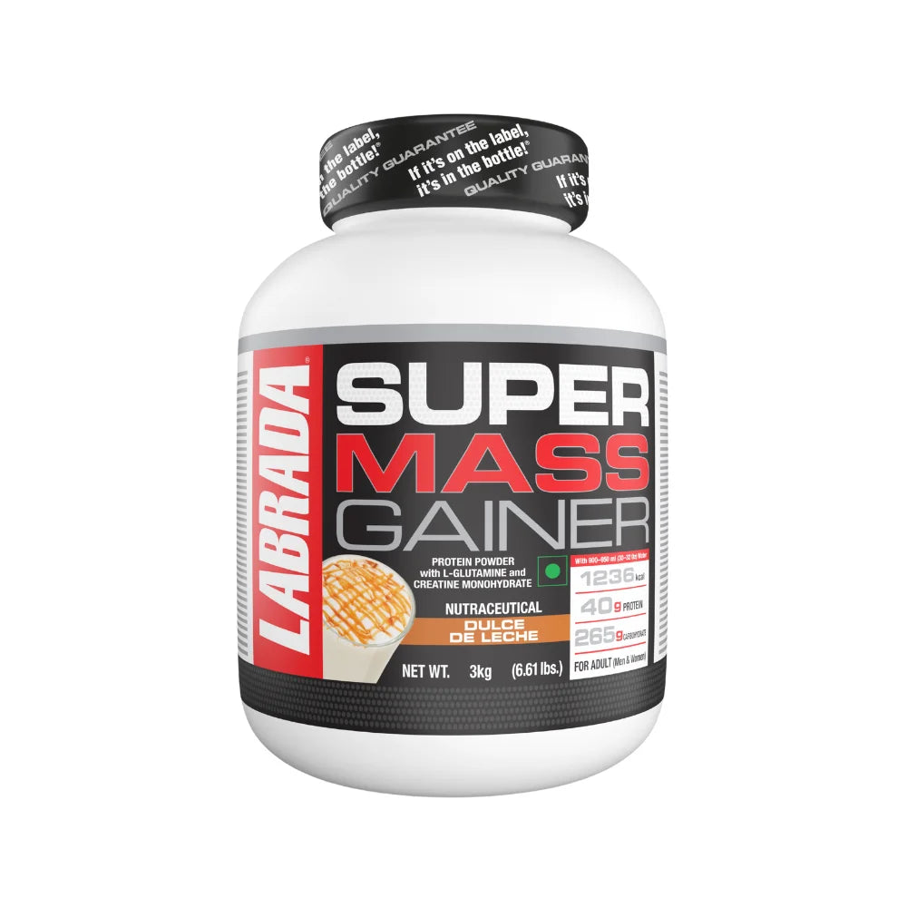 Labrada Super Mass Gainer, 3Kg, Dulce De Leche