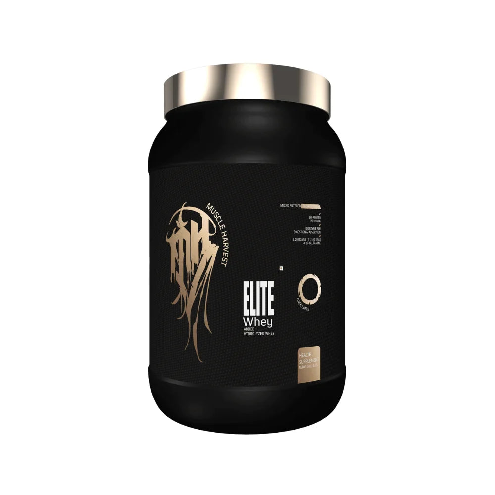 Muscle Harvest Elite Whey 1Kg, Cafe Latte
