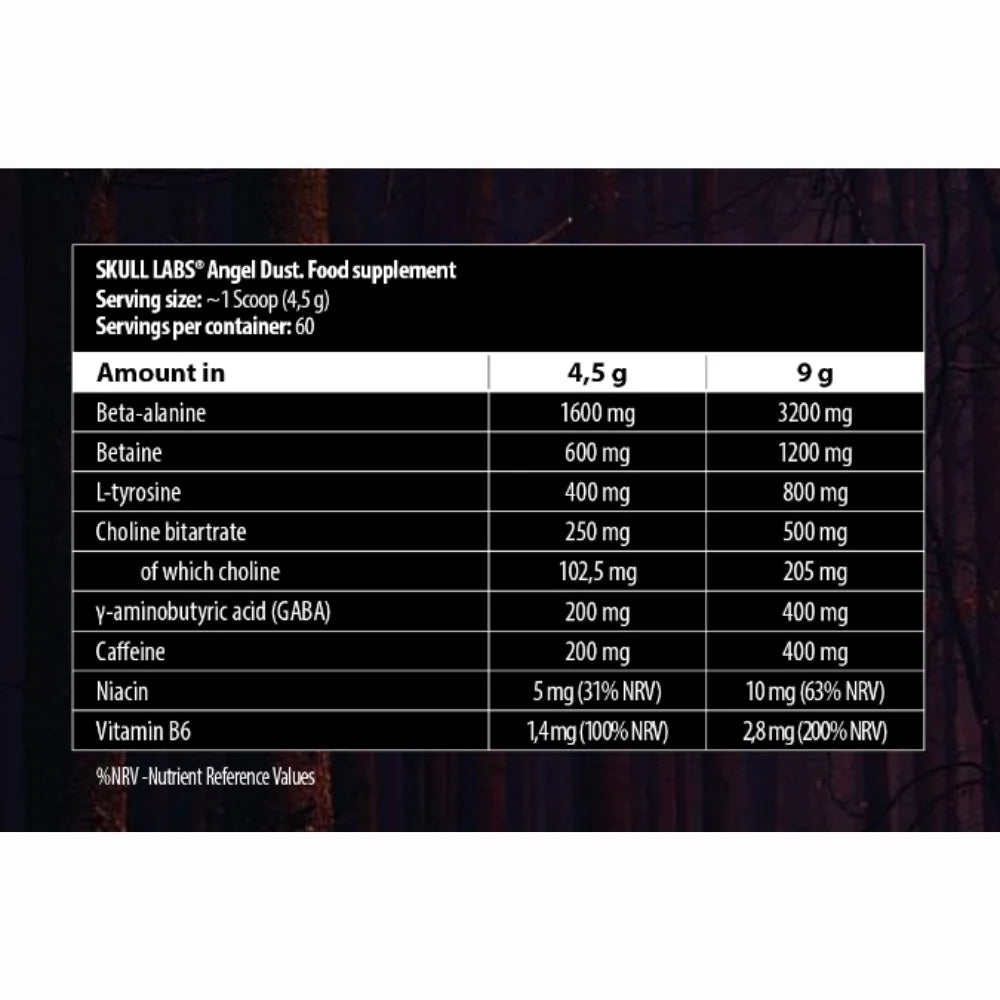 Skull Labs Angel Dust Energizer Pre Workout