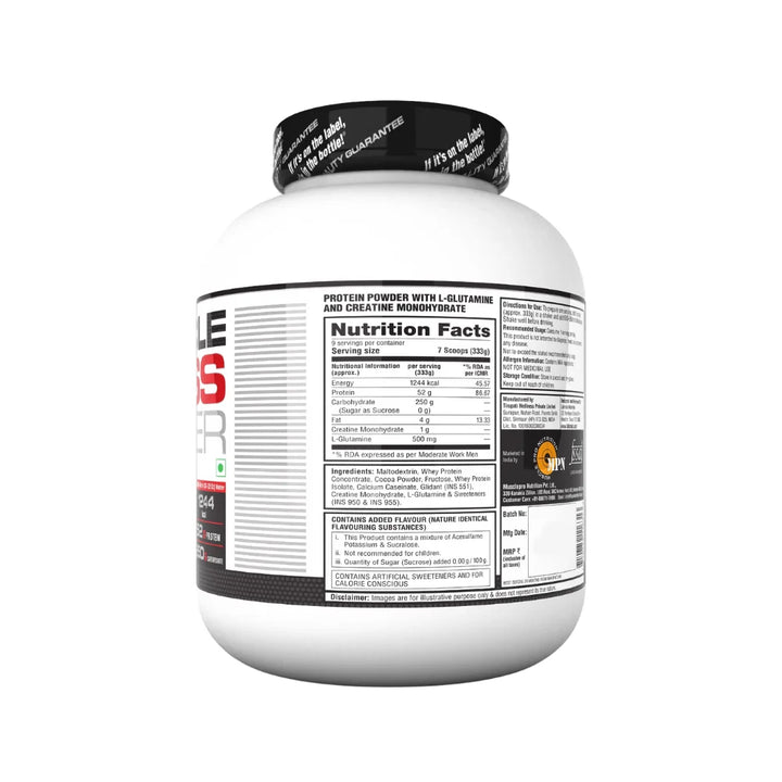 Labrada Muscle Mass Gainer Nutrition Facts 