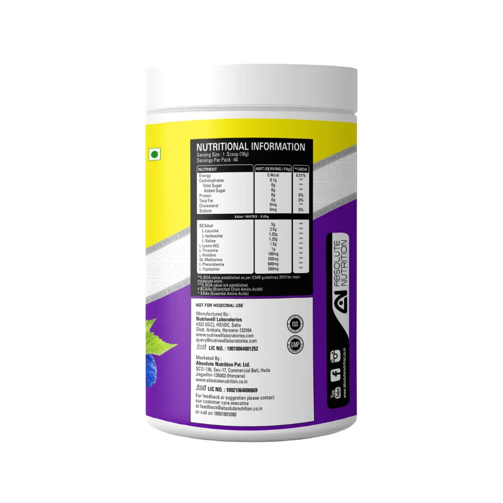 Absolute Nutrition Alpha Series Exclusive EAAs