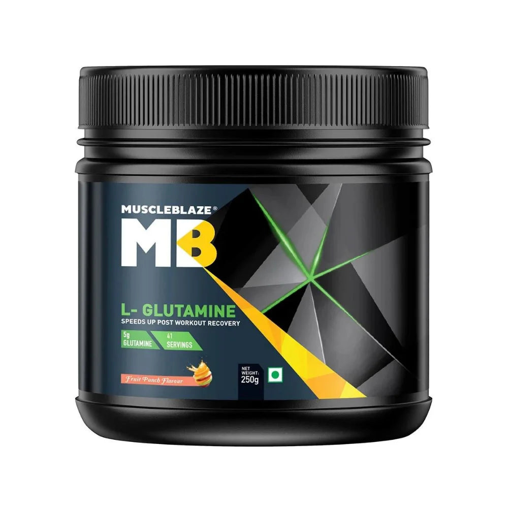 MuscleBlaze L Glutamine 250G (Fruit Punch)