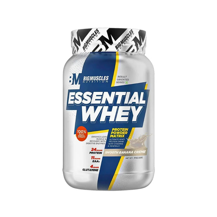 Big Muscles Essential Whey 1kg Smooth Banana Creme