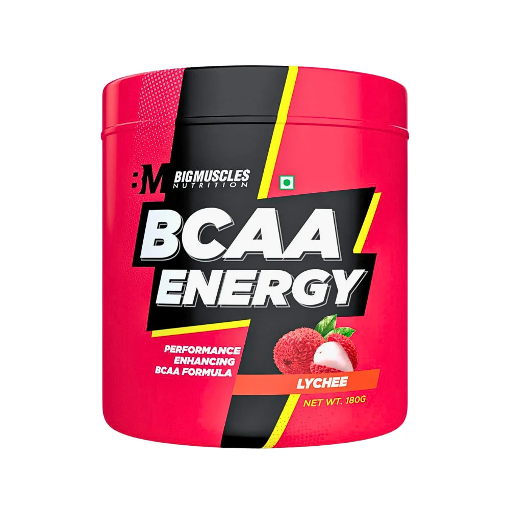 Big Muscles BCAA Energy 180g (30 Servings) Lychee