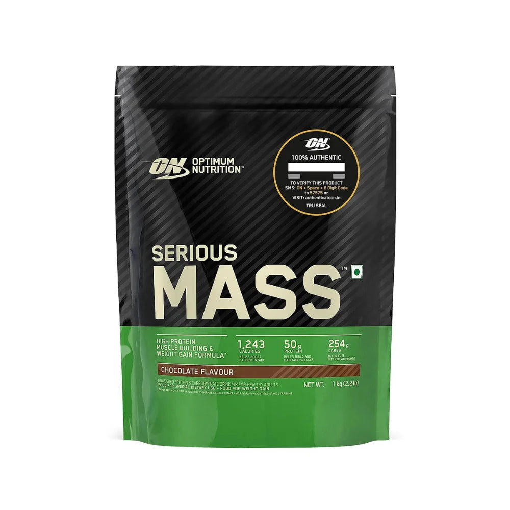 Optimum Nutrition (ON) Serious Mass 1Kg, Chocolate