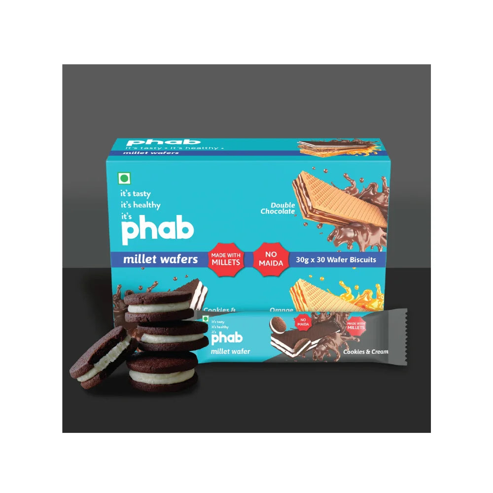 Phab Millet Wafers, Cookies & Creme