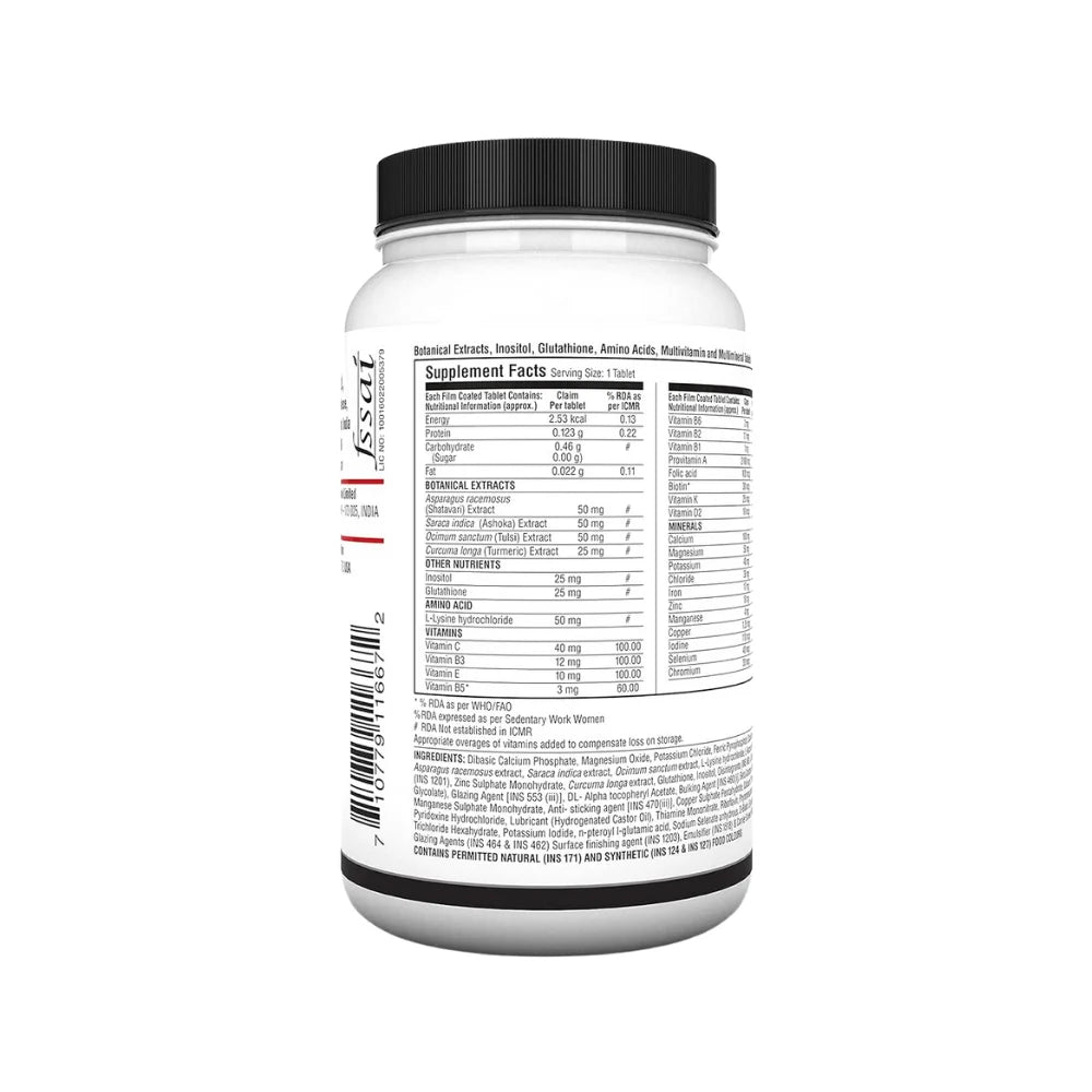 Labrada MultiVitamin 100 Tabs Ingredients