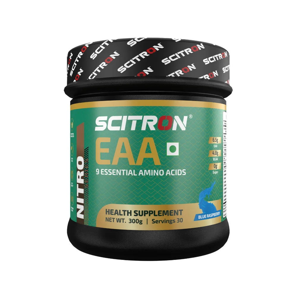 Scitron Nitro Series EAA 9 Essential Amino Acids Blue Raspberry