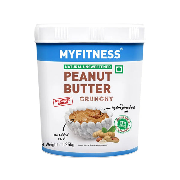 MyFitness Natural Peanut Butter Crunchy 1.25 kg