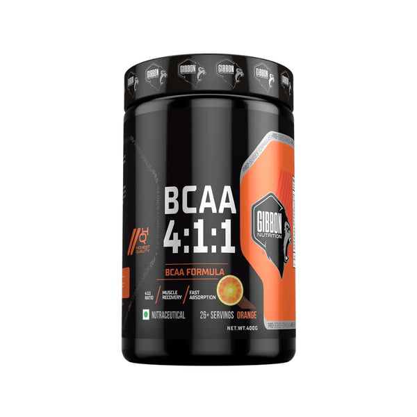Gibbon BCAA Formula 4:1:1 400g Orange Flavor