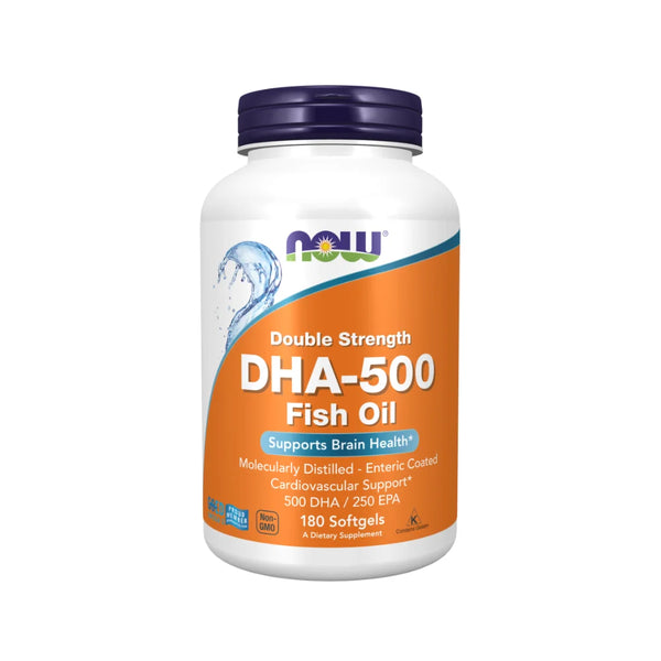 NOW DHA-500mg 180 Capsules