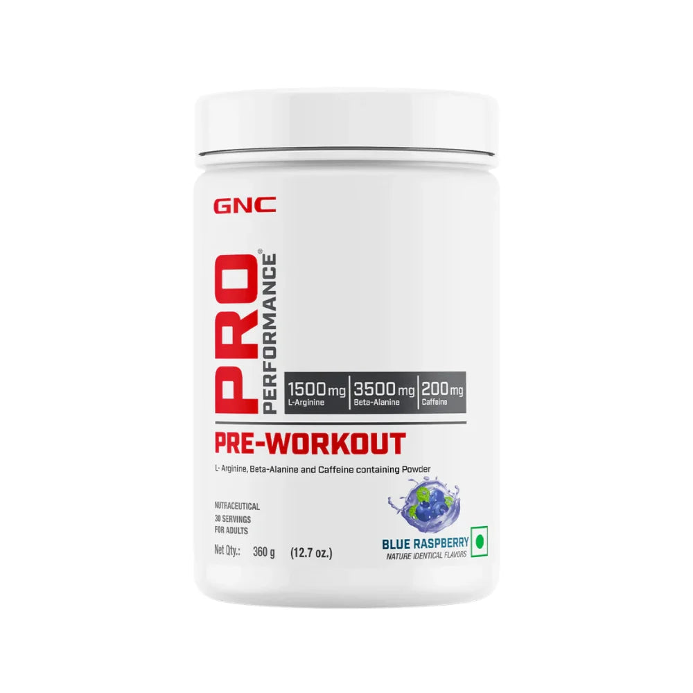 GNC Pre Workout Blue Raspberry
