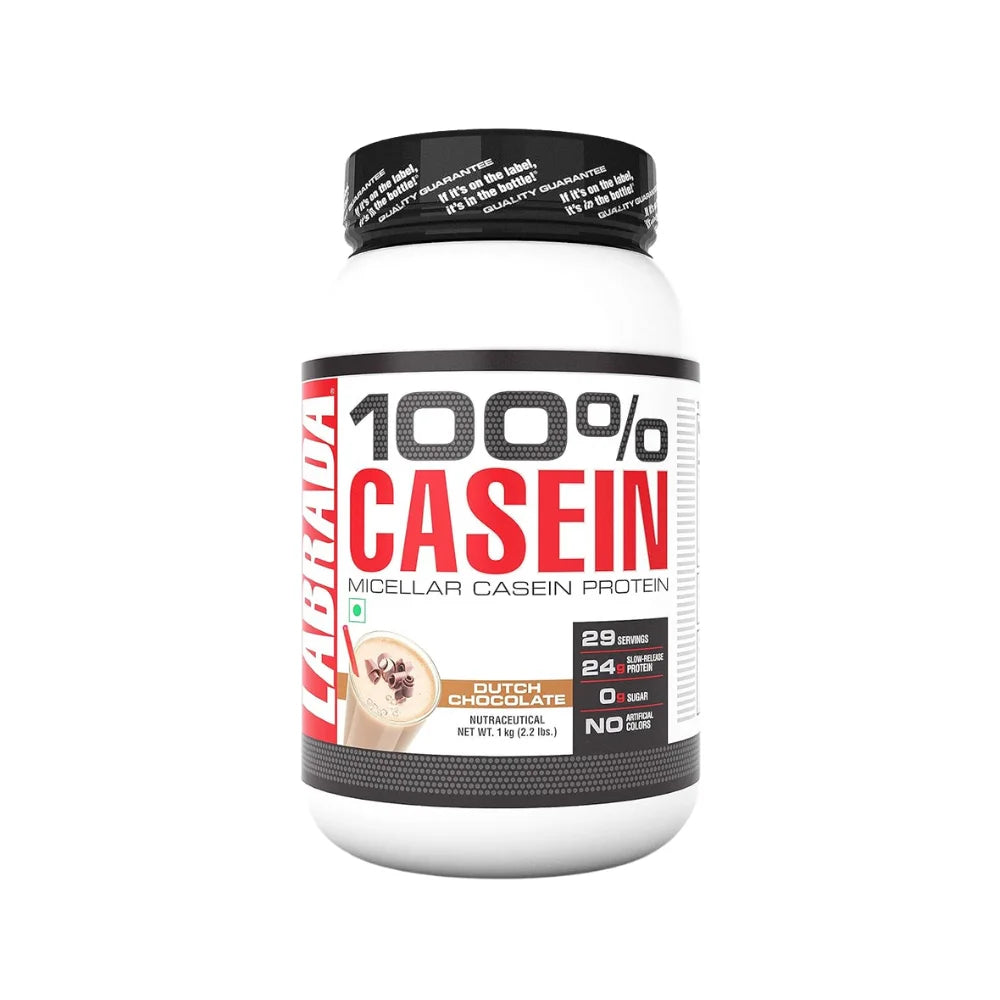Labrada 100% CASEIN Micellar Casein Protein 1Kg, Dutch Chocolate