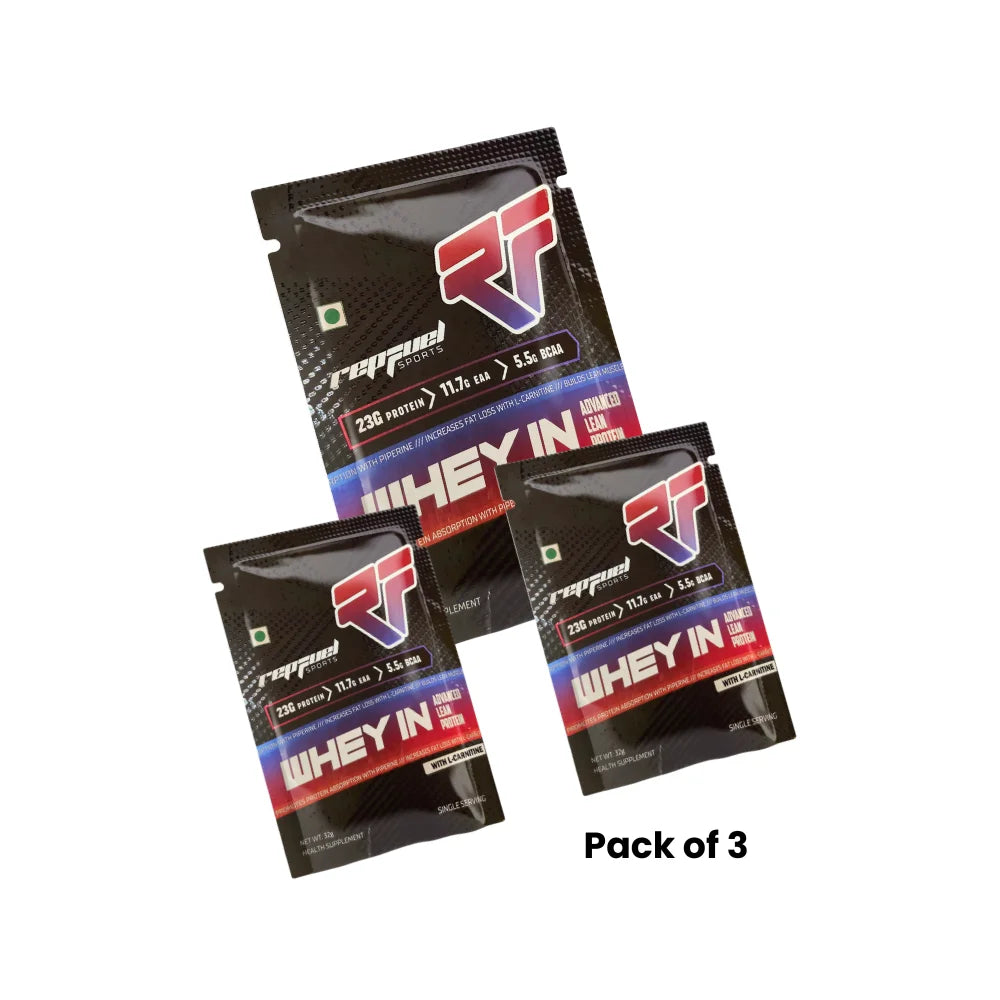 Repfuel Whey IN Whey Protein Trial Pack (3 Sachets)