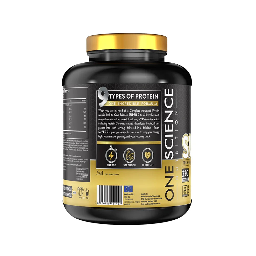 One Science Super 9 - Premium Advance Protein 2.27Kg