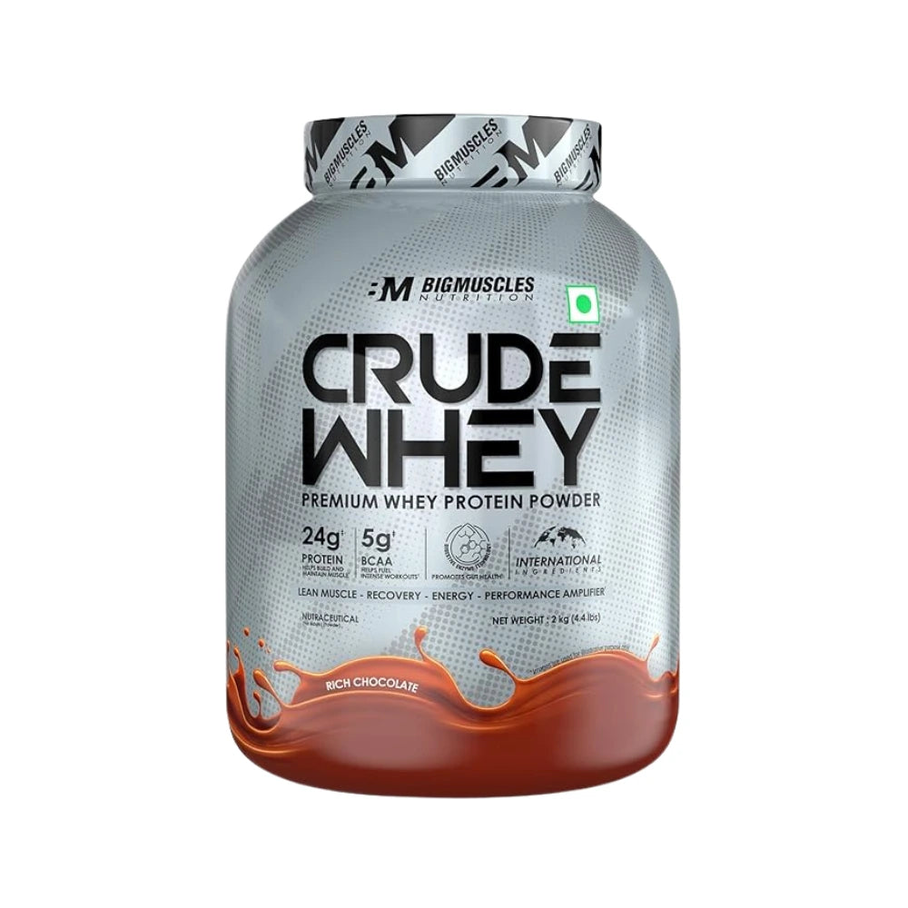 big muscles crude whey rich chocolate