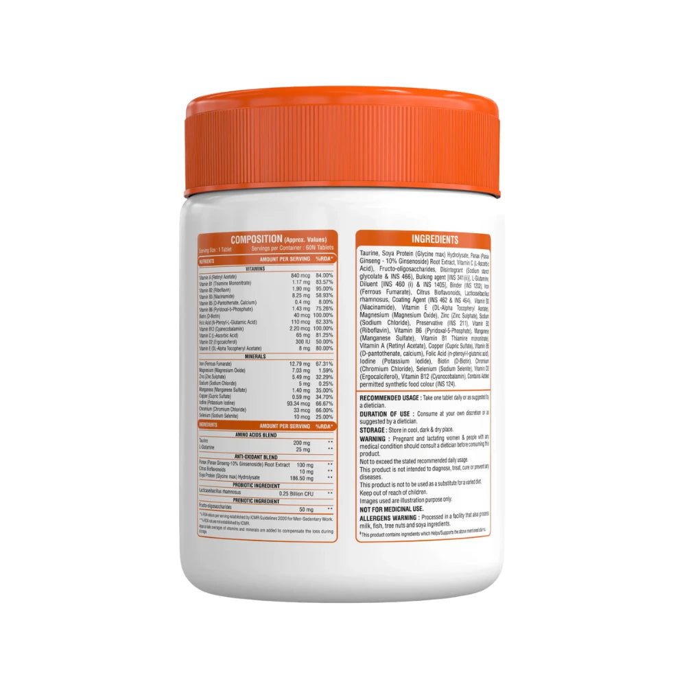 big muscles true vitamin nutritional information