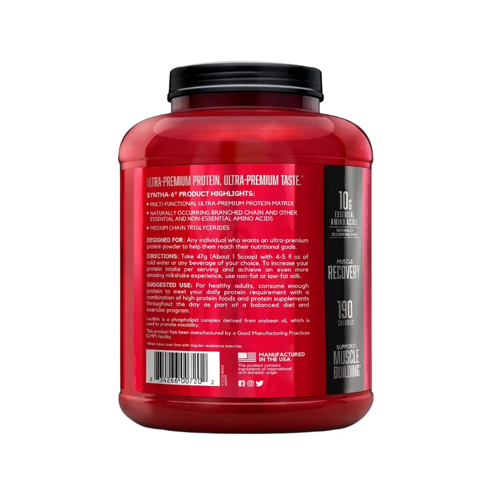 BSN Syntha 6 Protein Chocolate Milkshake Flavor Benefits