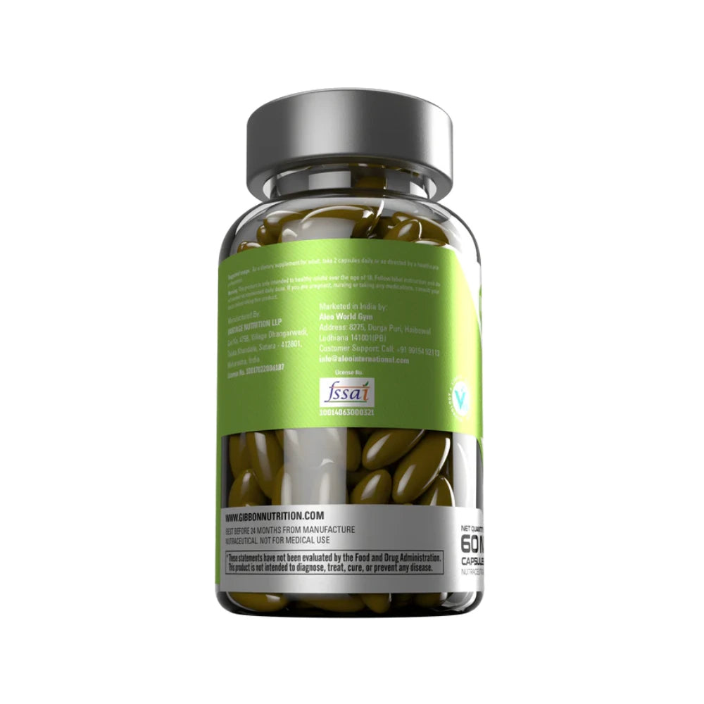 Gibbon Flaxseed with Tocopherol Capsules