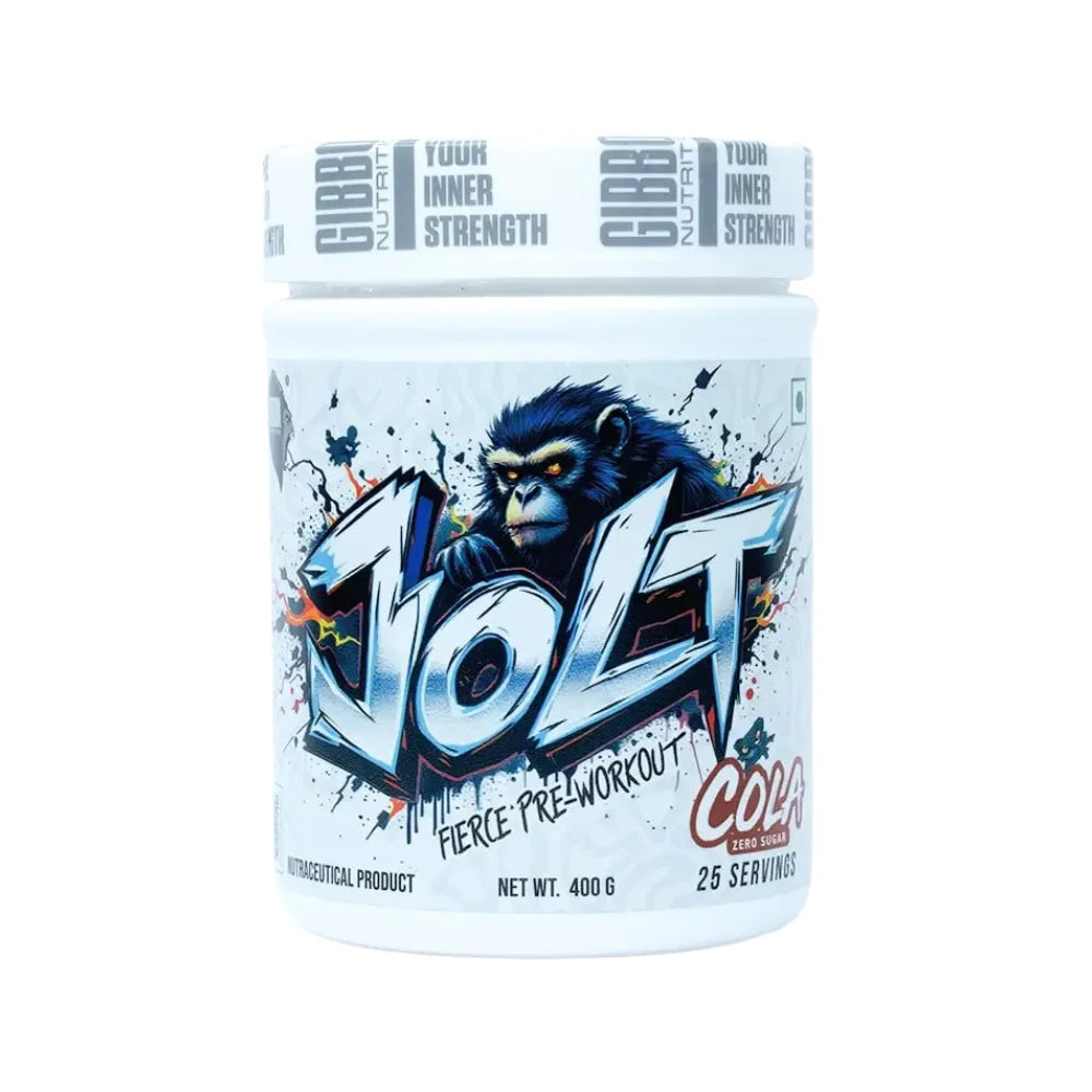 gibbon jolt fierce pre workout cola 400g