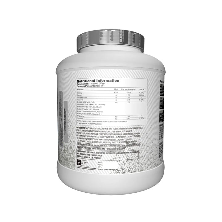 Absolute Nutrition Noble Whey Nutritional Information