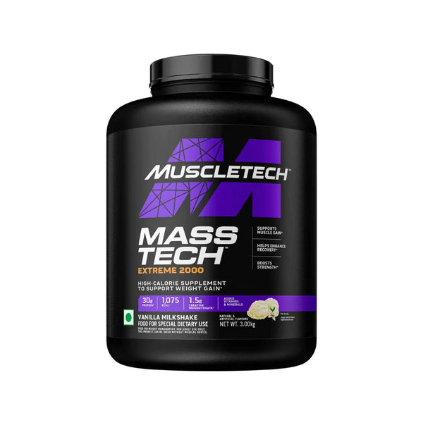 Muscletech Mass Tech Extreme 2000 3kg Vanilla Milk Shake