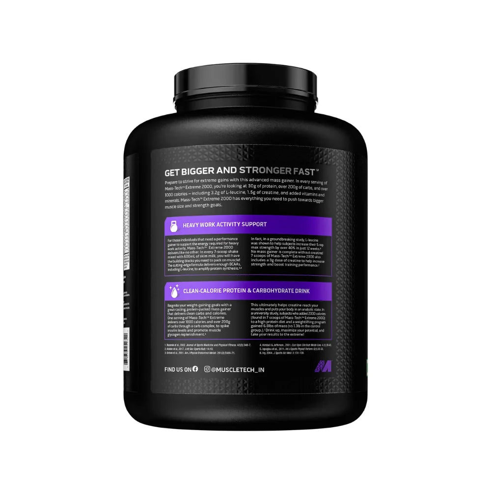 Muscletech Extreme 2000 Weight Gainer 3kg 