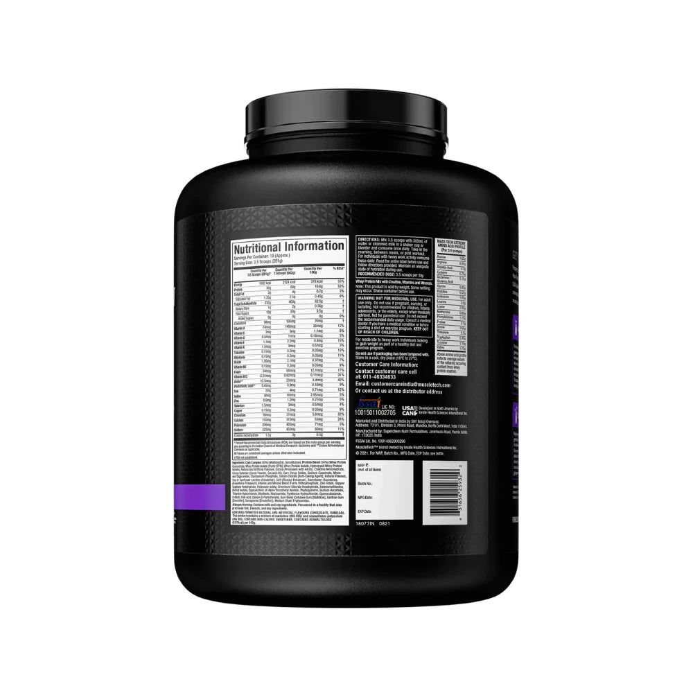 Muscletech Mass Tech Extreme 2000 Weight Gainer