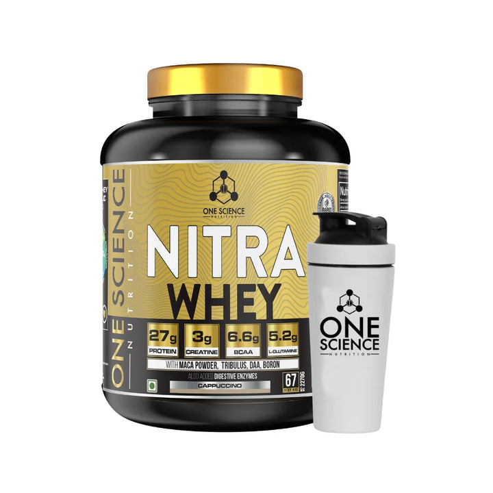 One Science Nitra Whey 5Lb, Cappuccino