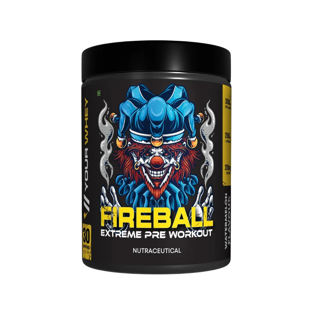 YourWhey Fireball Extreme Pre-Workout, 30 Servings, Watermelon