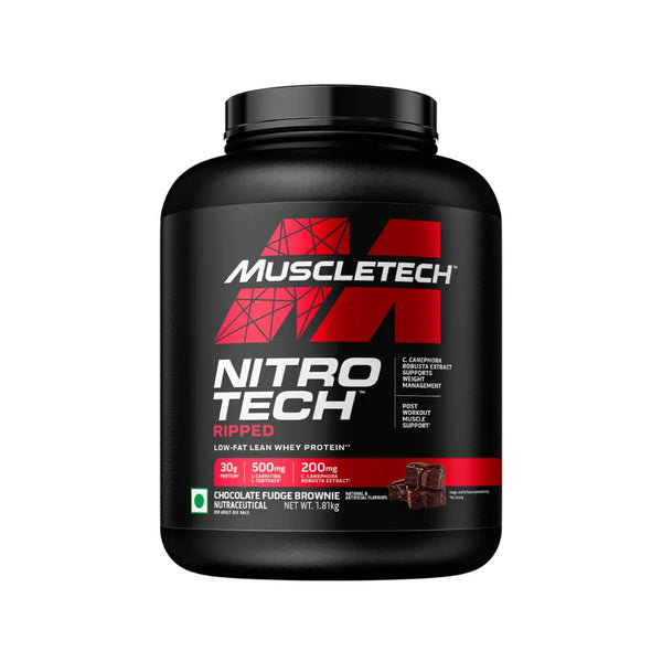 Muscletech Performance Series Nitrotech Ripped 1.81kg Chocolate Fudge Brownie