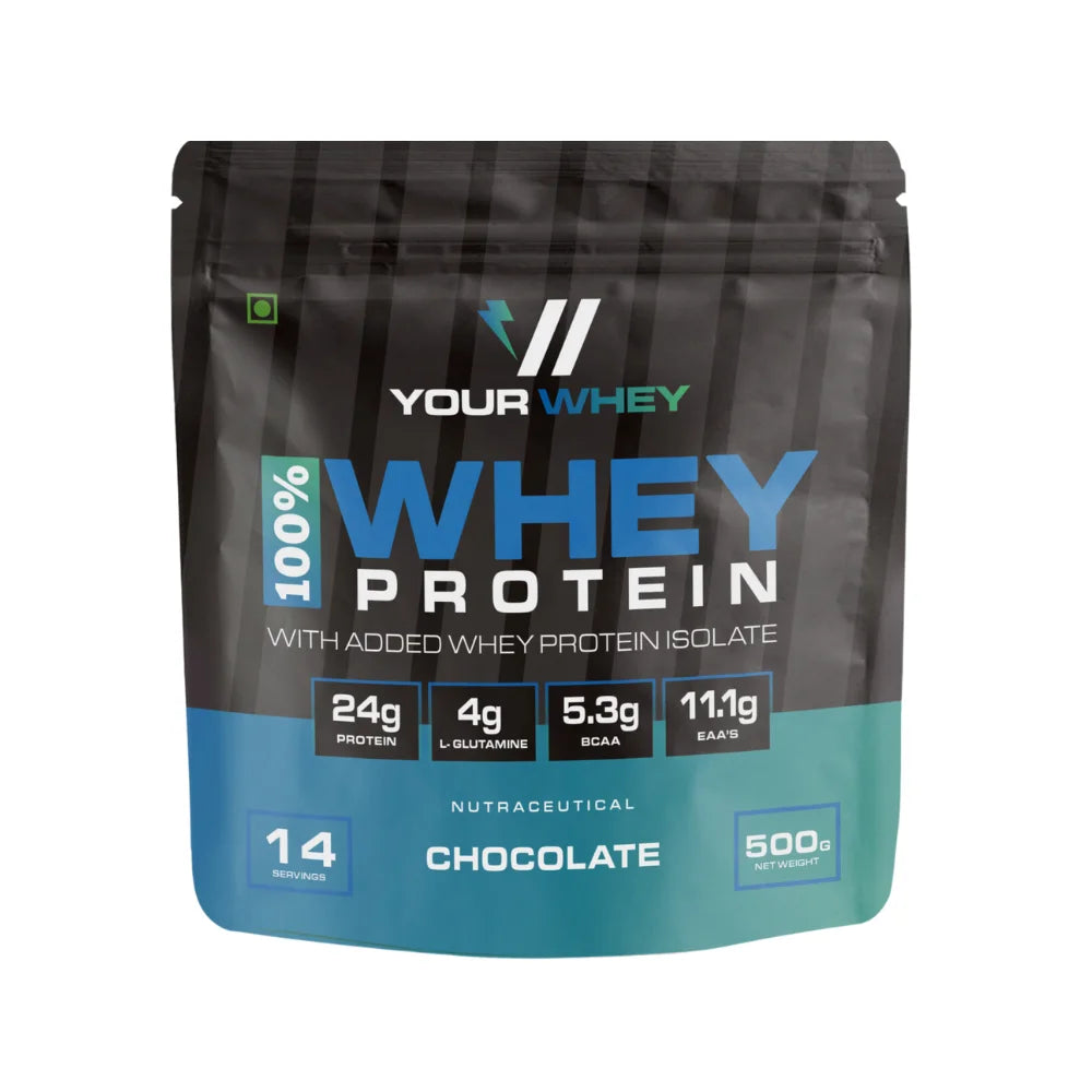 YourWhey 100% Whey Protein, 500g, Chocolate