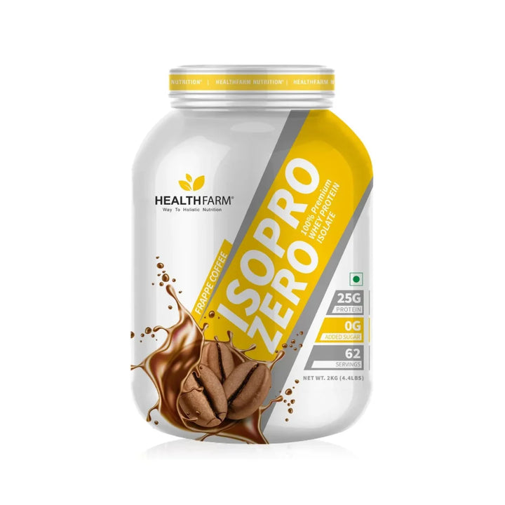 HealthFarm Isopro Zero Protein 2kg Frappe Coffee