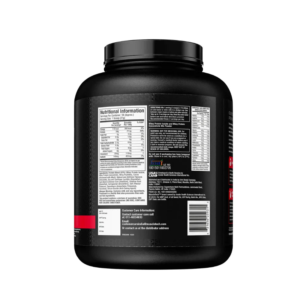 Muscletech Nitro Whey Gold Protein 2Kg