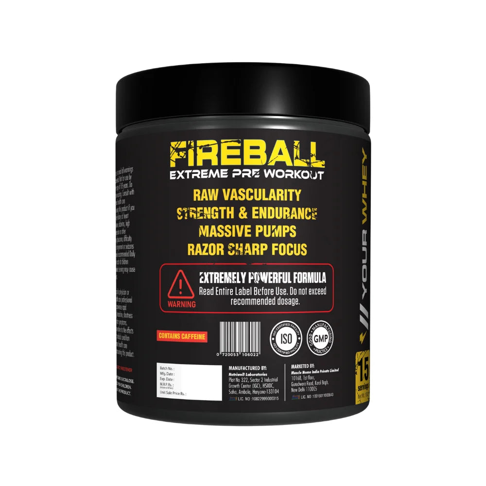 YourWhey Fireball Extreme Pre-Workout