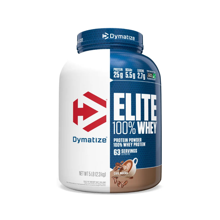 Dymatize Elite Whey Protein 5 Lb Cafe Mocha