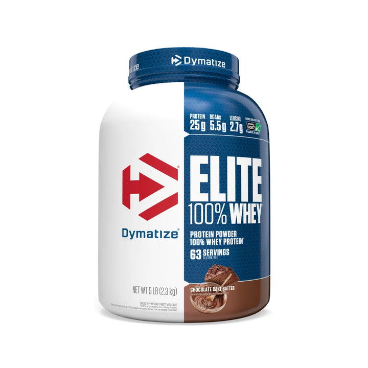 Dymatize Elite Whey Protein 5 Lb Chocolate Cake Butter