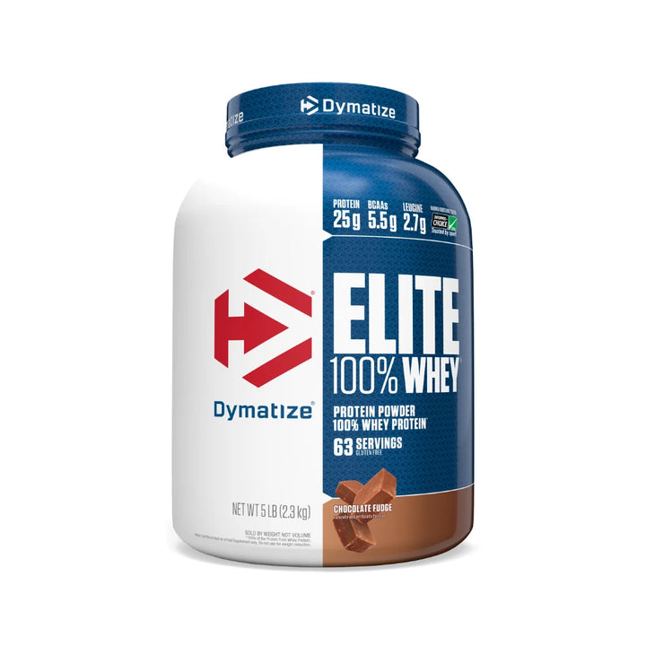 Dymatize Elite Whey Protein 5 Lb Chocolate Fudge