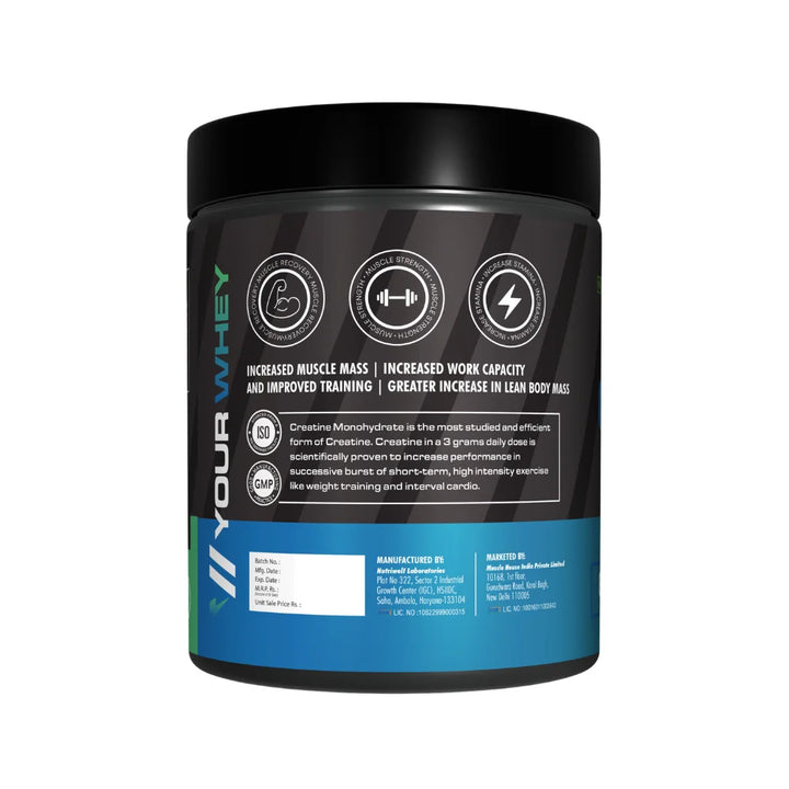 YourWhey Creatine Monohydrate, 100g, Unflavored 