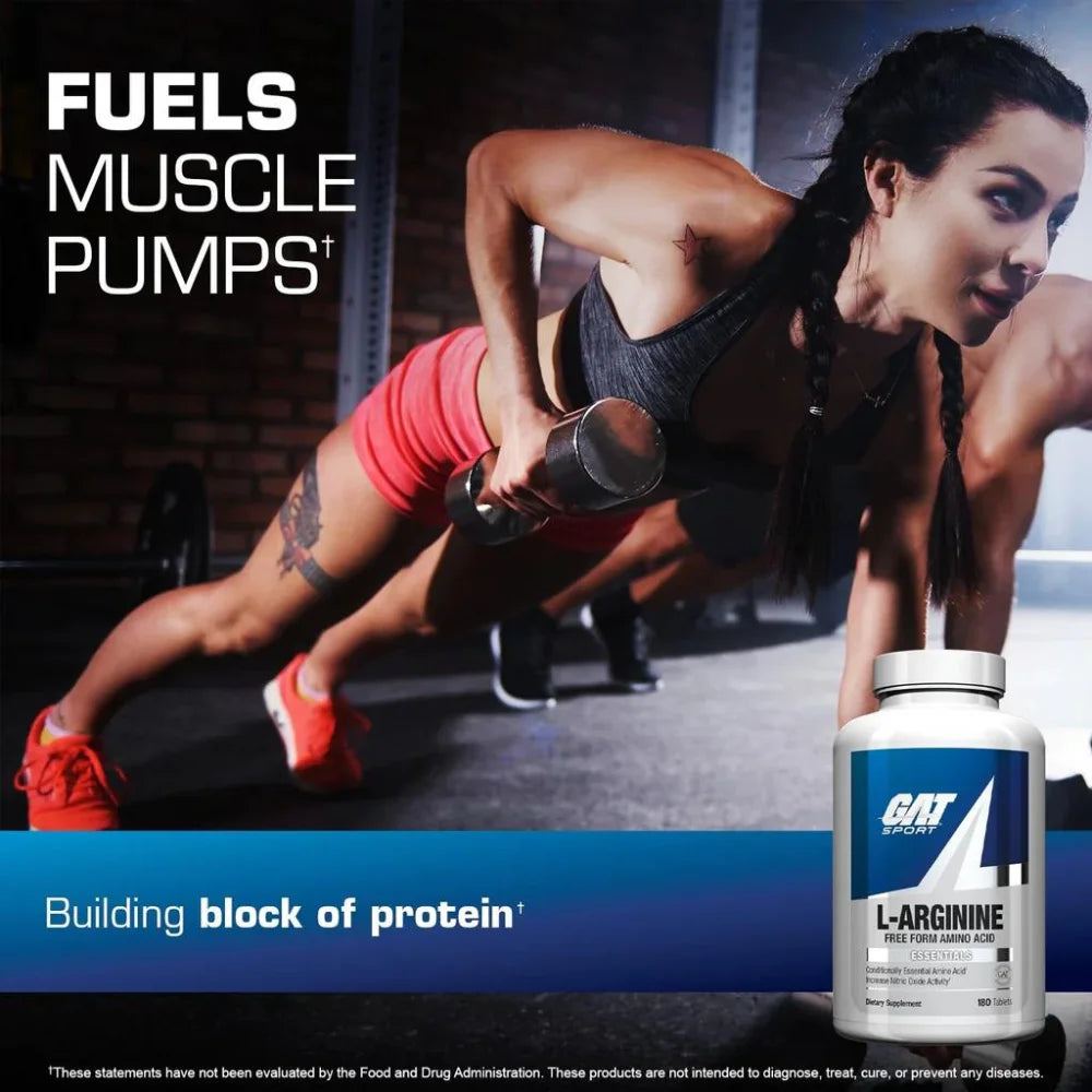GAT L Arginine For Muscle Pumps