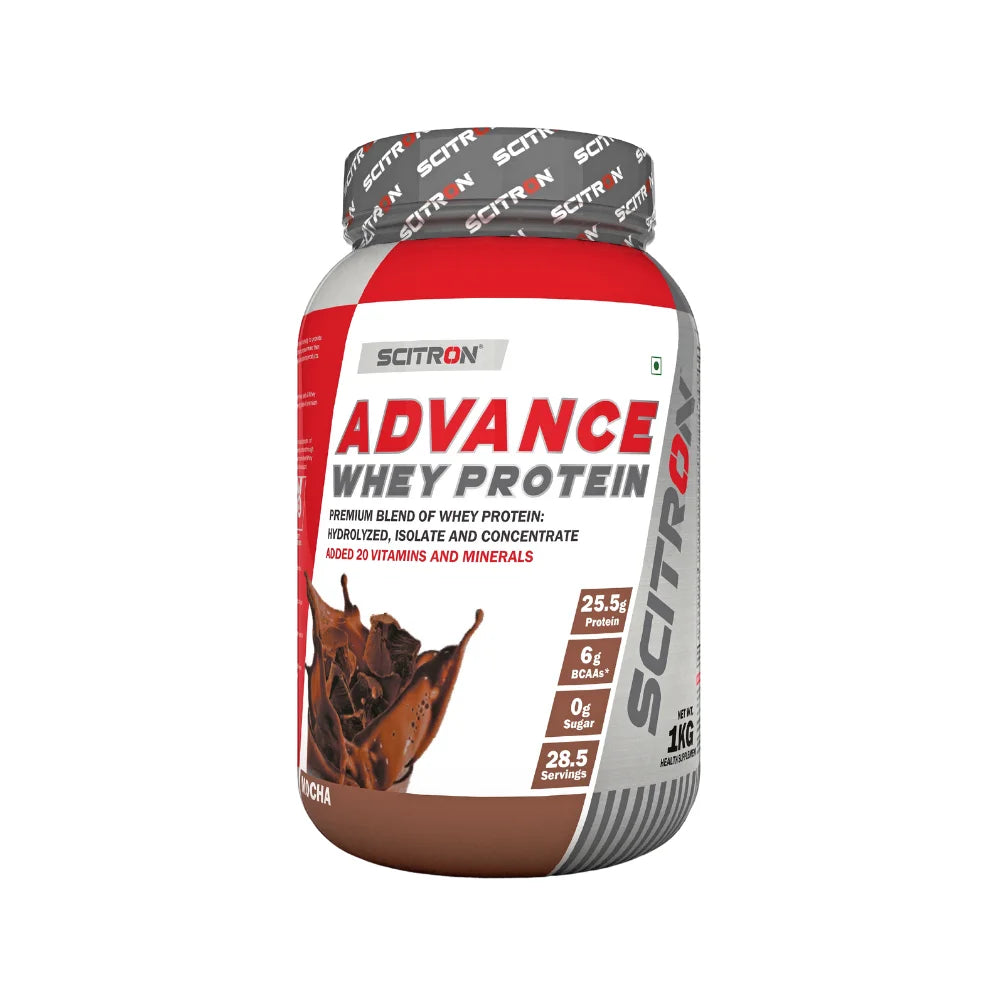 Scitron Advance Whey Protein 1Kg, Mocha 